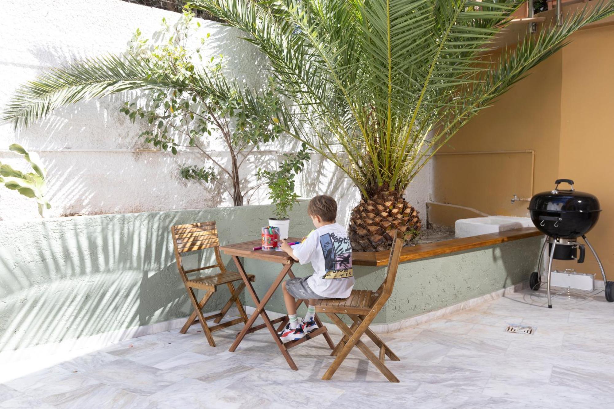 Oelia Rooms & Apartments Agia Marina  Экстерьер фото